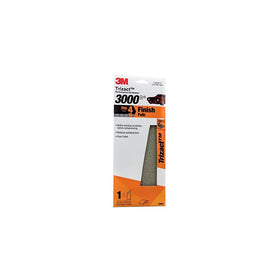 3M 03064 Trizact 3-2/3" x 9" 3000 Grit Performance Sandpaper
