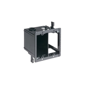 Arlington LVDR2 2-Gang Combo Electrical/Low-Voltage Box, Black, 1-Pack