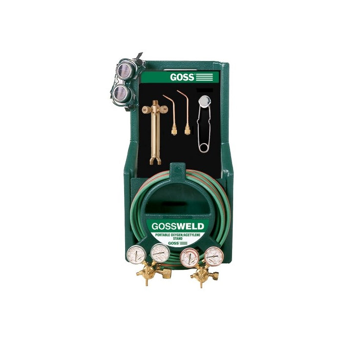 Goss KA-725-M12P Welding and Brazing HVAC Torch Tool Kit with Stand for "MC" Acetylene Tanks