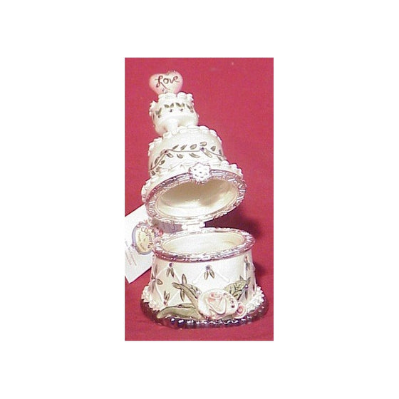 Silver Wedding Cake Box - Blue Sky & Clayworks