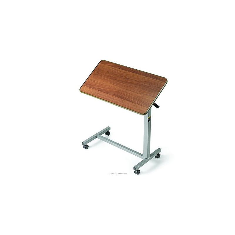 Tilt-Top Overbed Table, 30" x 15" x 3/4", 25-3/4" to 39" Part No. 6418 Qty 1