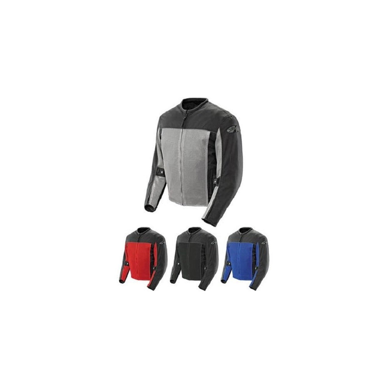 Joe Rocket Velocity Men's Mesh Riding Jacket (Black, Medium)