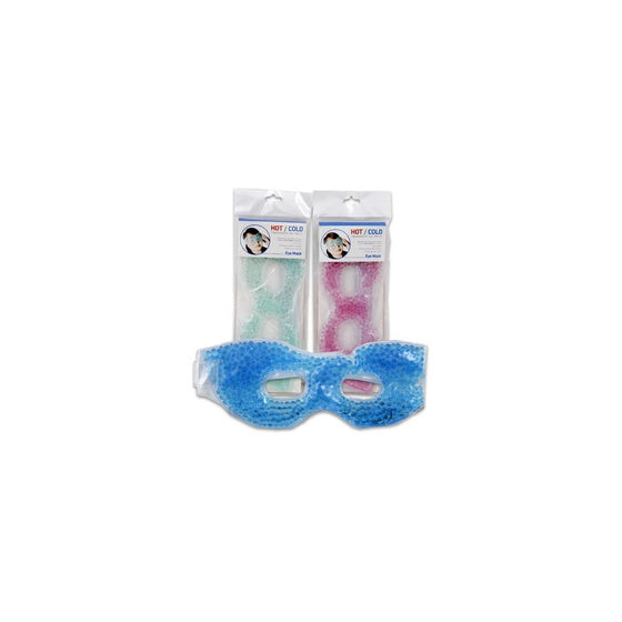 Hot / Cold Therapeutic Bead Pearl Gel Eye Masks (Pack of 3) Assorted Colors