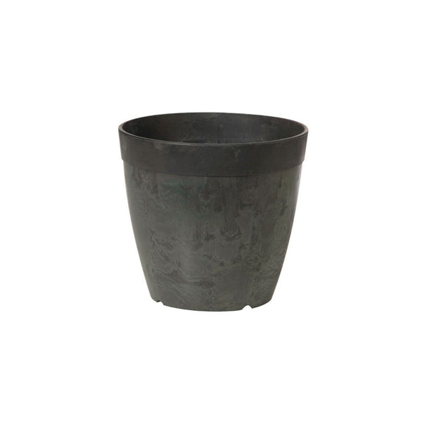 Novelty MFG 03088 Round Dolce Planter, 8-Inch, Black