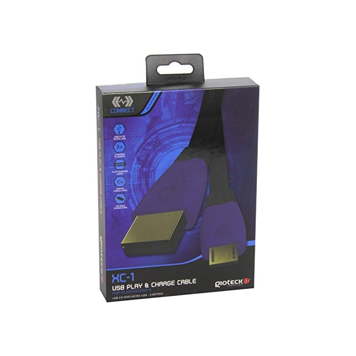Gioteck XC-1 USB Play and Charge Cable for PlayStation4