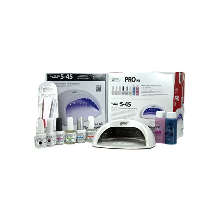 Gelish Pro Kit with LED Gel Light, 9 Count