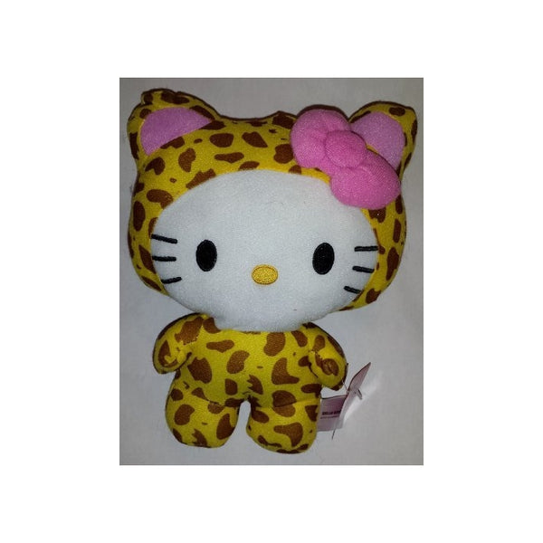 Large 10 Inch Leopard Hello Kitty Big Top Circus Animal Plush Doll