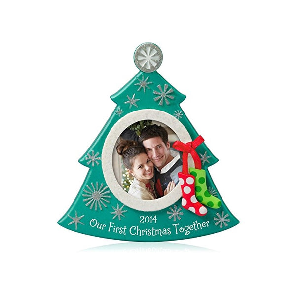 Hallmark QGO1173 Our First Christmas Photo - 2014 Christmas Keepsake Ornament