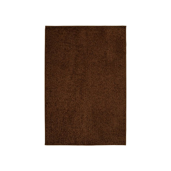 Garland Rug Value Plush Rug, 6 by 9-Feet, Coffee Bean