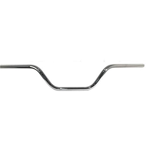 Emgo Flat Track High 7/8in. Handlebar - Chrome, Color: Chrome, Handle Bar Size: 7/8in. 23-12582