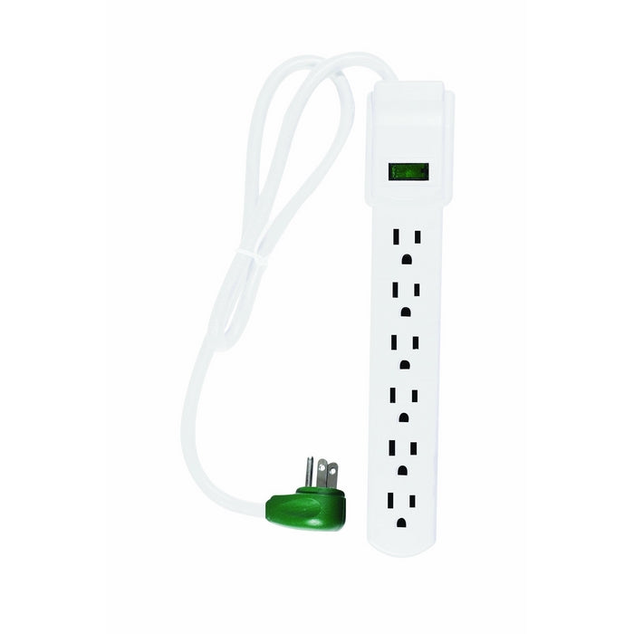 GoGreen Power GG-16103MS 6 Outlet Surge Protector w/2.5' Cord