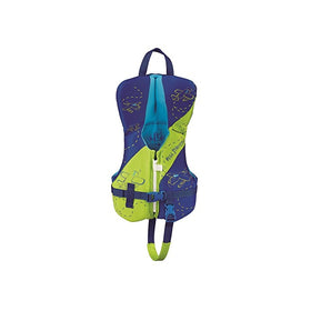 Full Throttle Infant Hinged Rapid-Dry Flex-Back Life Jacket, Green