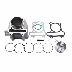 GOOFIT 57.4mm Bore Cylinder Kit with Piston for 4 Stroke GY6 150cc ATV 157QMJ Engine