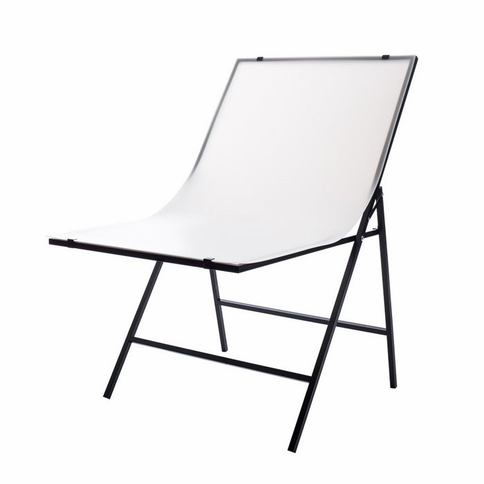 Fovitec - 1x Product Photography Shooting Table - [Matte Finish][Produces Pure White Backgrounds][For eCommerce Shoots][Easy Set Up]