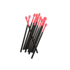 G2PLUS New 50PCS Disposable Silicone Eyelash Mascara Wands Brushes Cosmetic Eyelash Extension Applicators Professional Makeup Tool Set(Ball-shape)