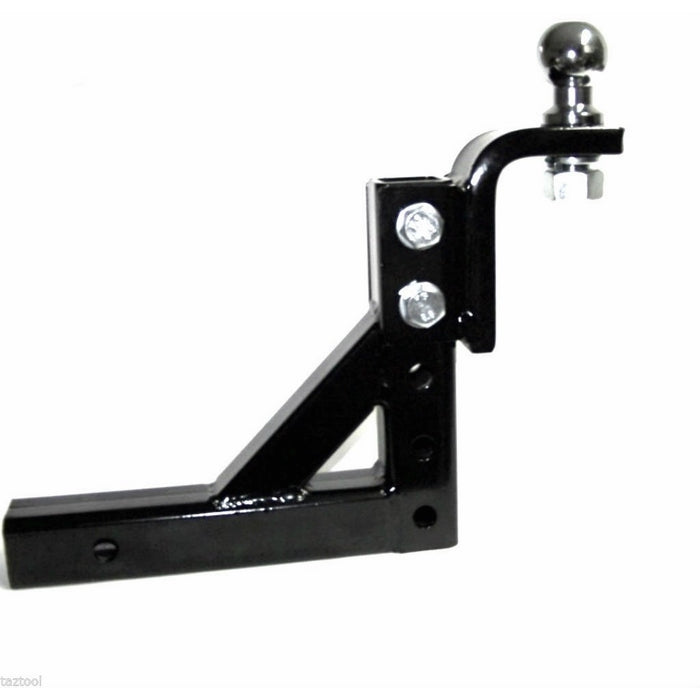 Adjustable Trailer 10" Drop Hitch Ball Mount 2" Receiver With 2" Hitch Ball