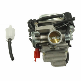 Glixal ATMT1-0741 26mm Big Bore Carburetor Carbs with Electric Choke for 157QMJ 1P57QMJ GY6 150cc Scooter ATV Go-Kart Moped