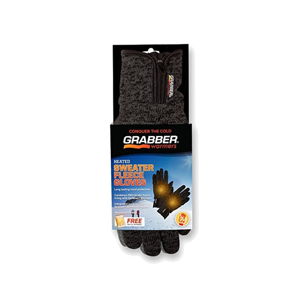GRABBER GBGGLXL 007017 Heated Gloves, Large/X-Large, Gray