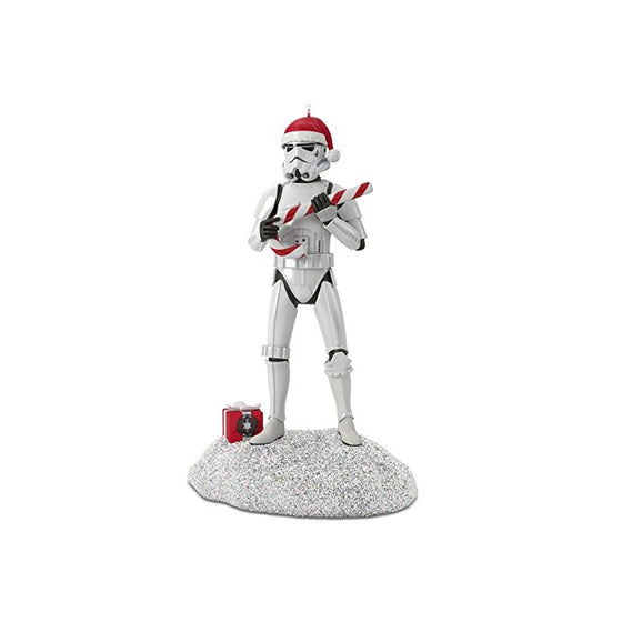 Hallmark Keepsake 2017 Star Wars Stormtrooper Peekbuster Motion-Activated Sound Christmas Ornament