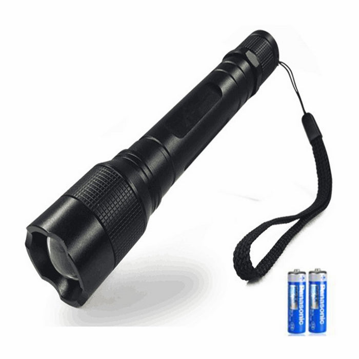 Waterproof 200 Lumens Handheld LED Flashlight,Black