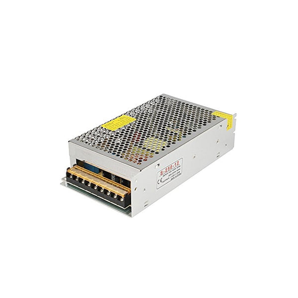 GALYGG AC 110V-220V to DC 12V 20A (250W) Universal Regulated Switching Power Supply,Transformer,for 2835 3528 5050 LED Strip Lights,CCTV,Radio,Computer Project,Light Fixtures Lighting