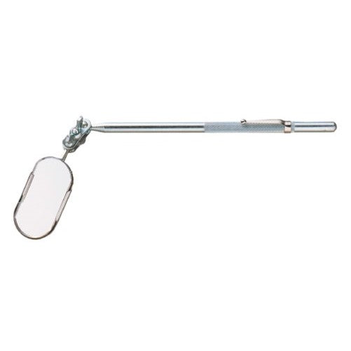 General Tools 558 Inspection Mirror, 9 inch Fixed Length, 1 inch by 2 inch Oval Mirror
