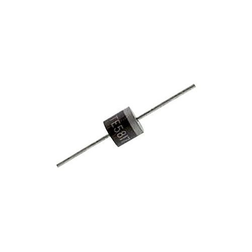 NTE Electronics NTE5814 Plastic Silicon Rectifier, Axial Lead, 6 Amp Current Rating, 400V