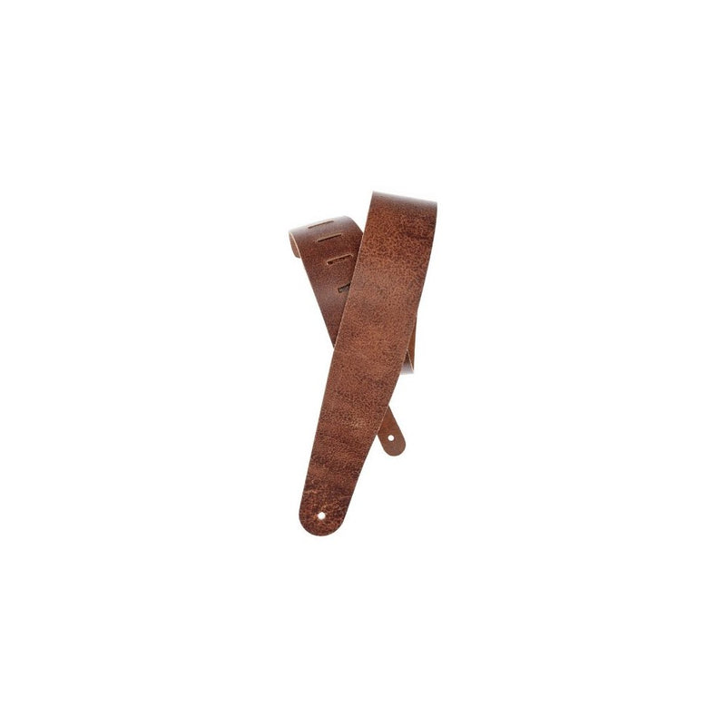 Planet Waves Blasted Leather Guitar Strap, Brown