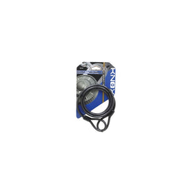 Knox Bicycle Locking Cable - 6Ft Plastic Coated, 8mm Thick
