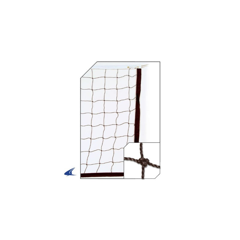 Champro Twisted Volleyball Net (Black/White, 2.5-mm)