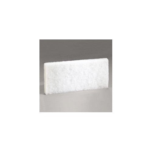 3M Commercial 4-5/8X10 Wht Clean Pad (Pack Of 5) 8440 Scrub Pad