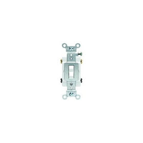 Leviton S04-CS220-2WS 20 Amp White Commercial Grade AC Quiet Switch Toggle