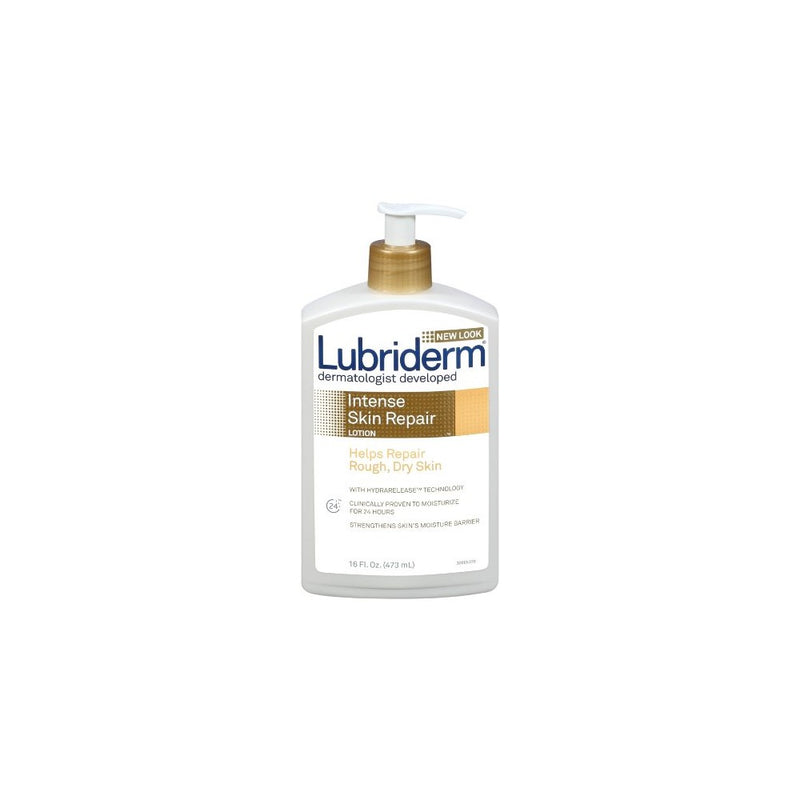 Lubriderm Intense Skin Repair Body Lotion, 16-Ounce Pump Bottles (Pack of 2)