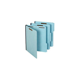 Pendaflex Pressboard Fastener Folders, Letter Size, Light Blue, 1" Expansion, 1/3 Cut, 25/BX (615F21-3BLU)