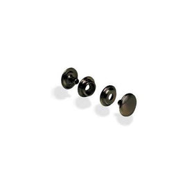 Tandy Leather Line 24 Gunmetal Black Plated Steel Snaps 10 pack 1263-03
