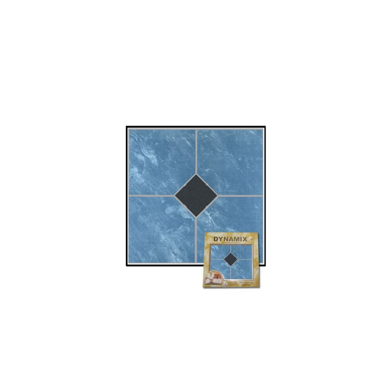 Home Dynamix 23057 Dynamix Vinyl Tile, 12 by 12-Inch, Blue, Box of 20