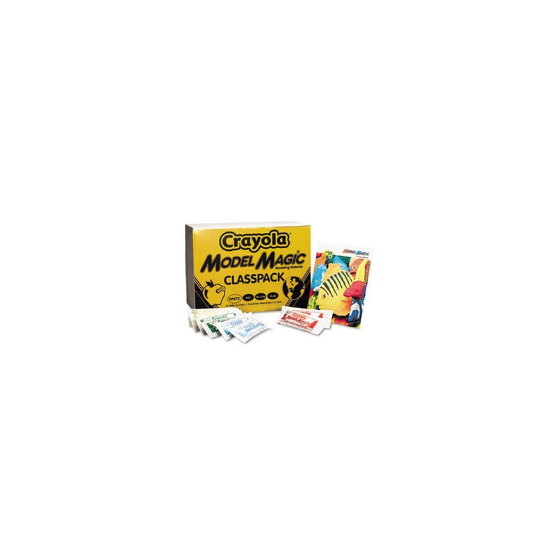 Modeling Clay, 75-1 oz. Packs, White/Red/Blue/Yellow