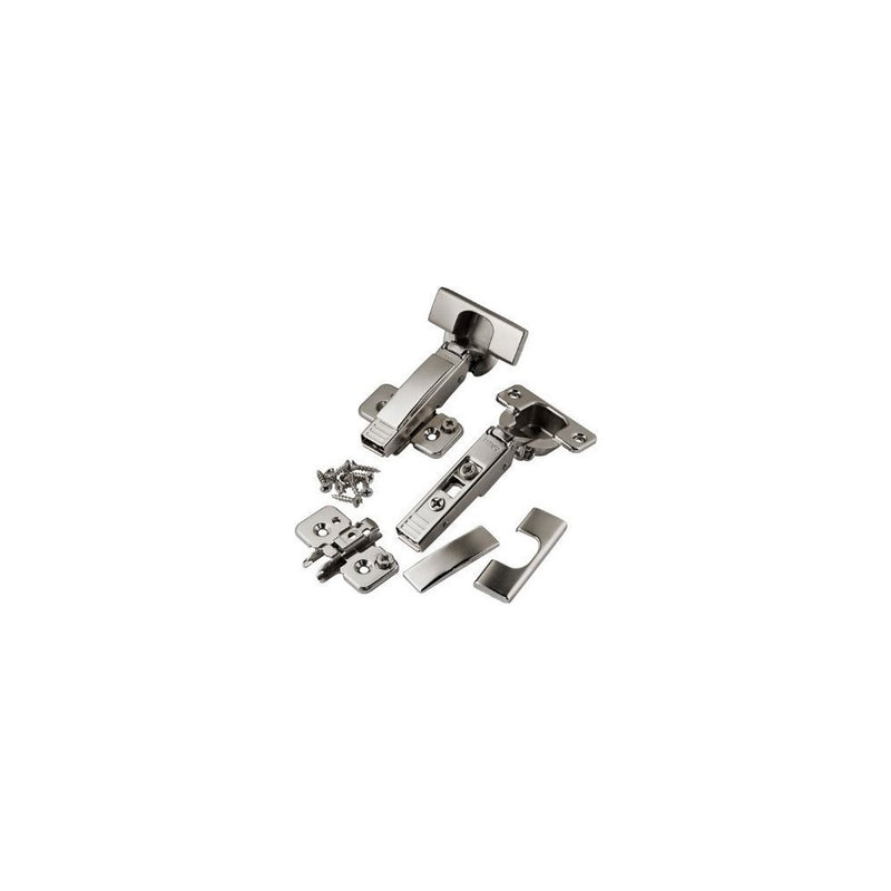 Full Overlay Blum 110 deg Soft-Close BLUMotion Clip Top Frameless Hinges, Pair
