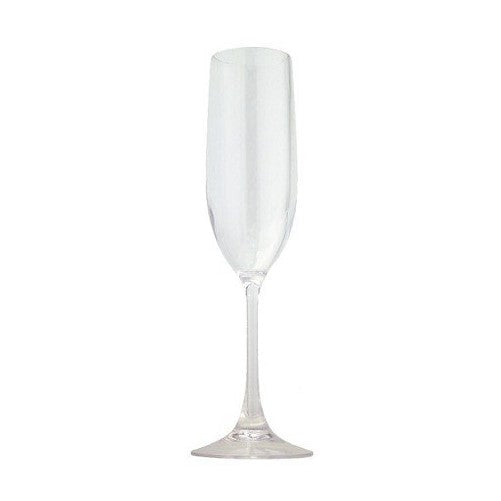 LeadingWare Clear 6 Ounces Unbreakable Bpa-free Tritan Plastic Champagne Flutes (Each)