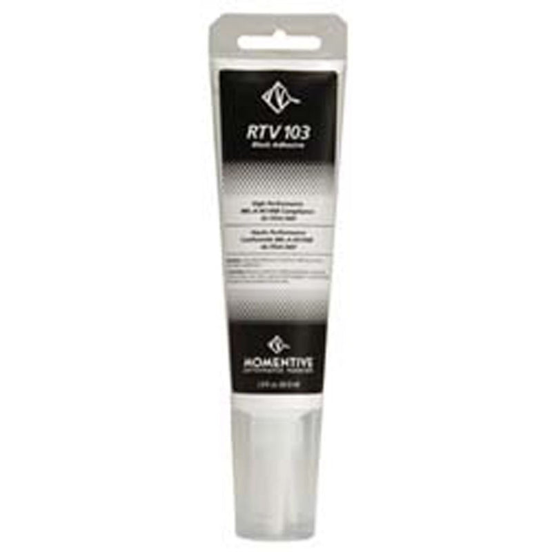 Momentive RTV103 One Part Silicone Sealant, 2.8 Ounce Tube,Black