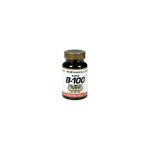 Windmill Vitamin B-100 Complex Tablets Size: 60