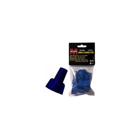 Morris 23290 Wing Twisted Connector Number-14 Thru 6 AWG Wire Range, Blue, 6-Pack