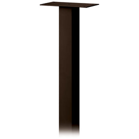Salsbury Industries 4385D-BRZ Standard Pedestal in Ground Mounted for Designer Roadside Mailbox, Bronze
