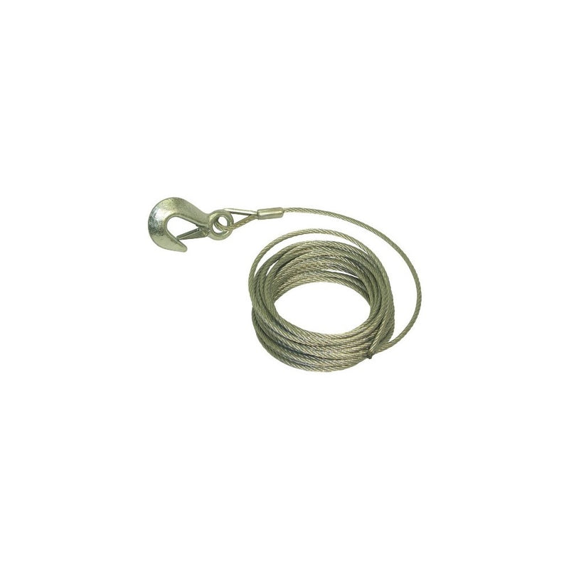 Invincible Marine Trailer Winch Cable, 3/16-Inches by 25-Feet