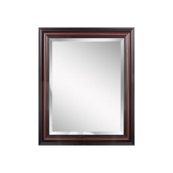 Head West Traditional Cherry Wall Mirror, 28-Inch by 34-Inch