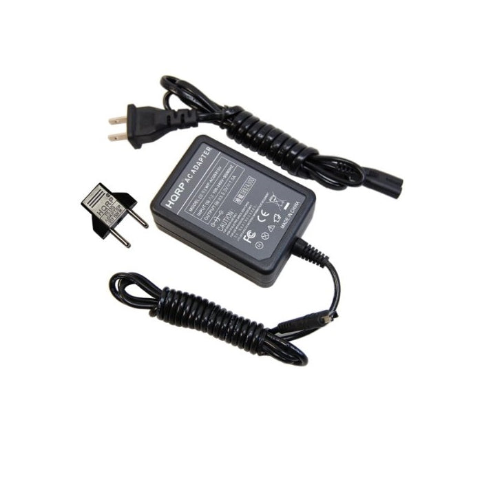 HQRP AC Power Adapter Charger compatible with Canon VIXIA HF R20, HF R21, HF R200, HF M50, HF M52, HF M500, HF R30, HF R32, HF R300 Camcorder plus Euro Plug Adapter