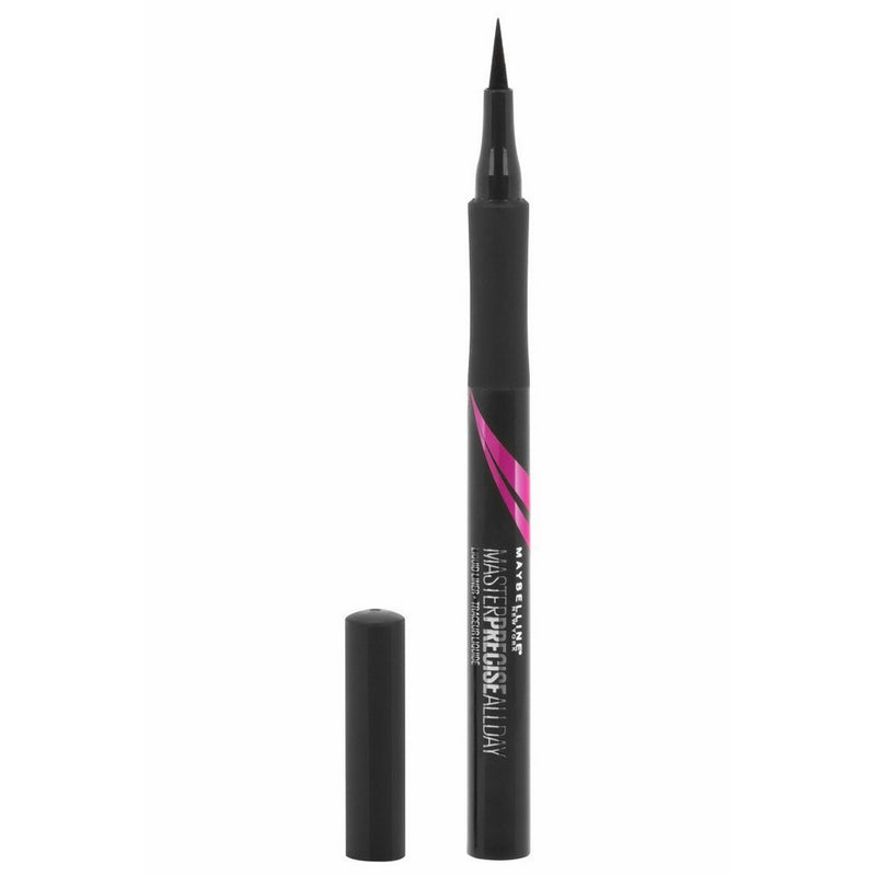 Maybelline Master Precise All Day Liquid Eyeliner Makeup, Black, Waterproof .037 FL. 1.1ml