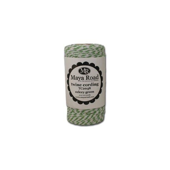 Maya Road TC2048 Baker's Twine Cording, Celery Green