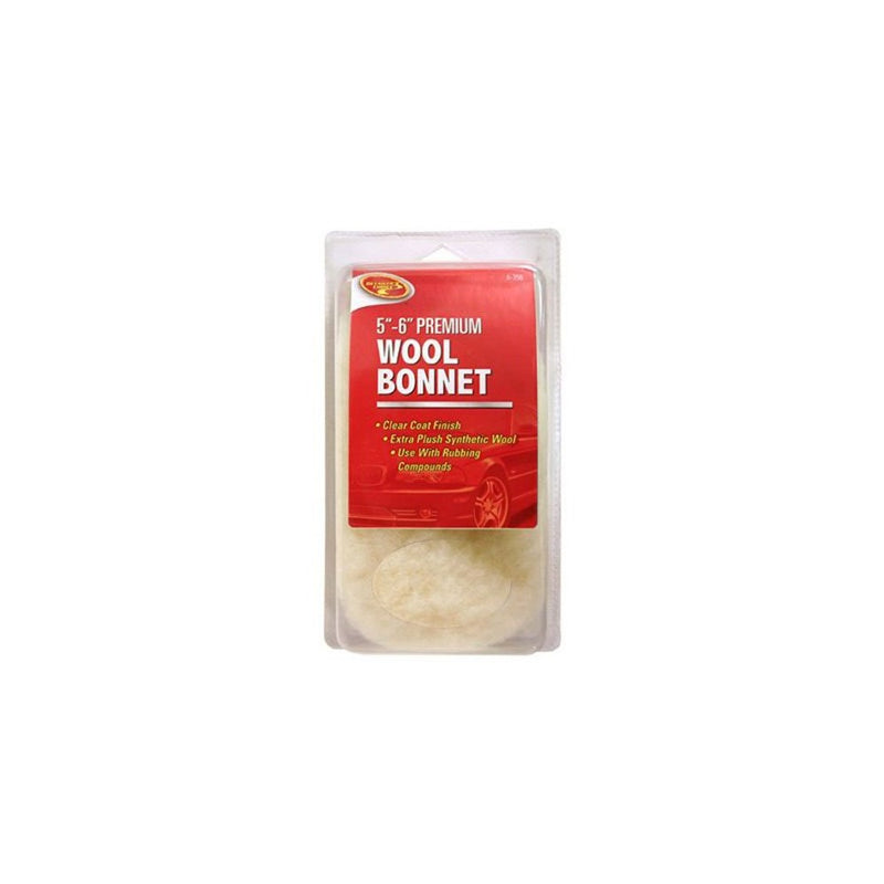 Detailer's Choice 6-256 5 to 6-Inch Synthetic Wool Bonnet