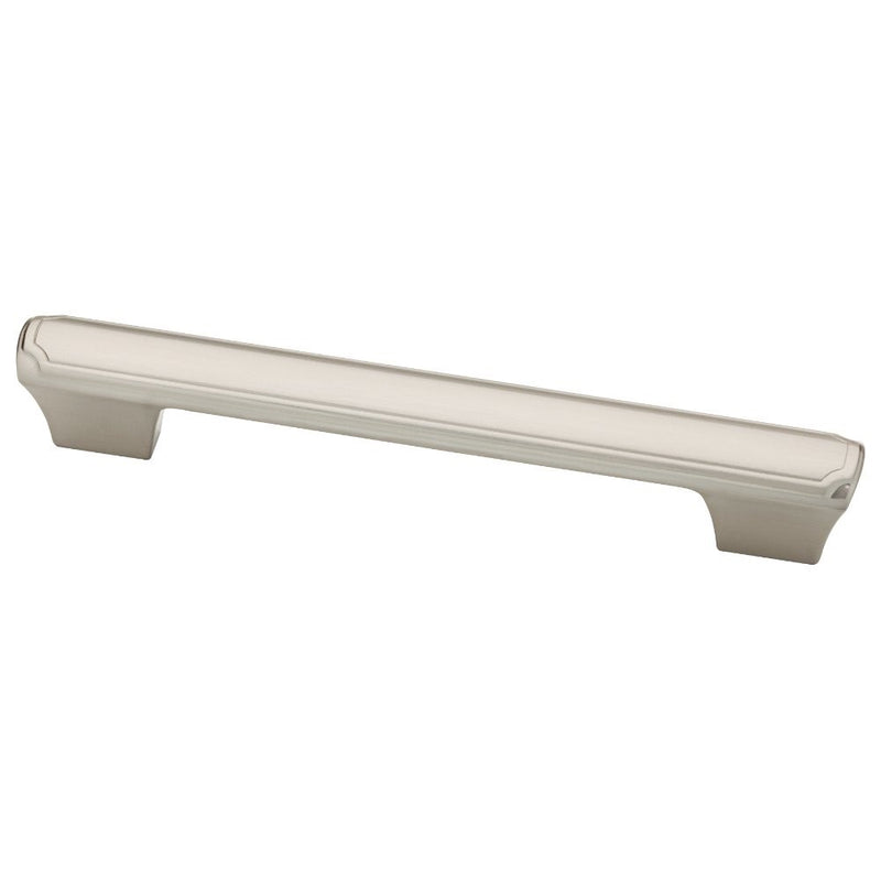 Liberty P23857-SN-CP Athens 5 in. (127mm) Theo, Kitchen Cabinet Hardeware Drawer Handle Pull, Satin Nickel